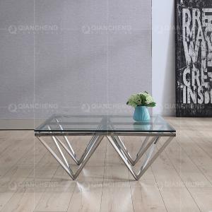 Quality Luxury 0.5m3 SS Coffee Table 100x100x40cm High Temperature Resistance wholesale