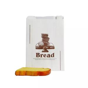 Quality Eco-Friendly Customized Paper Bags Grip For Bread Packaging wholesale