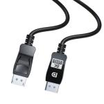 VESA Certified Laptop Displayport Cable , Black 4k Dp Cable