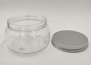 Quality 300g Aluminium Screw Cap PET Cosmetic Cream Jars Skincare Product Packaging wholesale