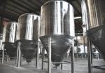 Hotel 1000L Craft Beer Equipment Red Copper Three Vessels Tank