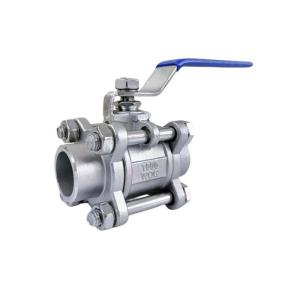 Quality Stainless Steel 304 High Pressure Full Port Socket Weld 3PC Ball Valve at Pn1.6-6.4MPa wholesale