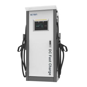 Quality Commercial OCPP CCS 120KW DC EV Charger Electric Vehicle Charging Station 2 Guns RCD wholesale