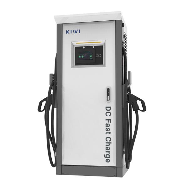 Floor-standing 80KW DC Fast Electric Car Powered Combo Station for Large