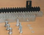 M4 Galvanized Gear Rack Nylon Gear Rack