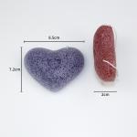 72mm*85mm*20mm Organic Konjac Sponges Dry Skin Exfoliating Skincare Sponge