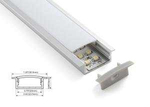 Quality 23.5mm Recessed Lights LED Linear lighting Aluminum Profile Diffused Cover wholesale