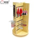 Countertop Slatwall Display Fixtures Commercial Gifts Retail Rotating Display