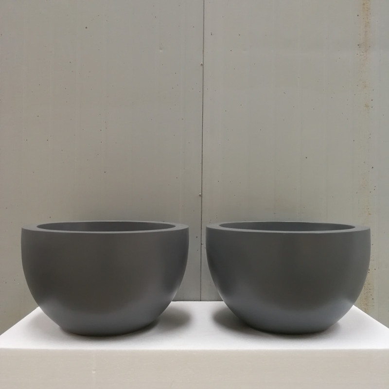 Waterproof Fiberglass Flower Pots Resin FRP Plant Pots For Decor