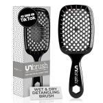 Vented FHI Heat UNbrush Detangling Hair Brush DuoFlex Cherry Blossom Pink OEM