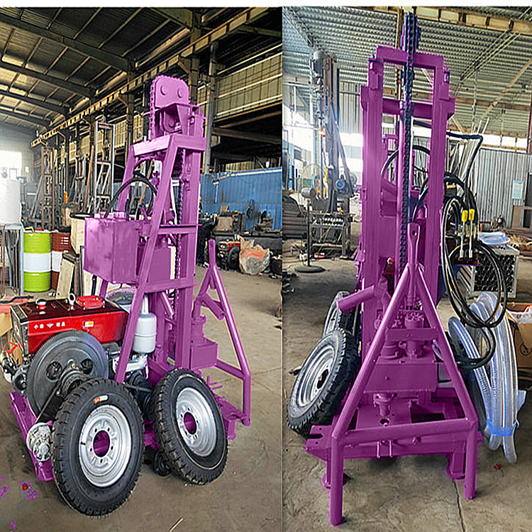 High Drilling Efficiency Portable Water Well Drill Machine for Rotary Drilling Operation