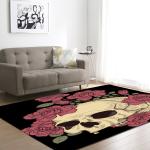 Skull Head Living Room Carpet Bedroom Dining Room Floor Mat Living Room Floor