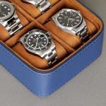 ROTHWELL 5 Watch Travel Case Storage Organizer for 5 Watches | Tough Portable