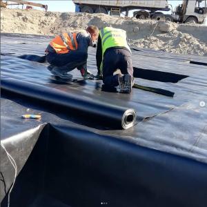 Quality CE Standard 0.5mm 1mm Smooth HDPE Pond Liner for Aquaculture in Indonesia Raw Material wholesale