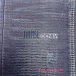 Fake Knitted Stretch Denim Material 12 Oz Denim Fabric With Double Layers 467gsm