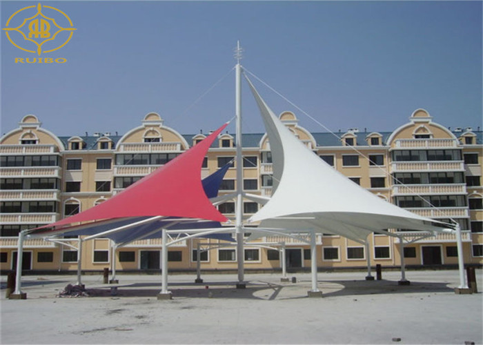 Customized White Heat Resistant PVDF Material Landscape Covers Structures