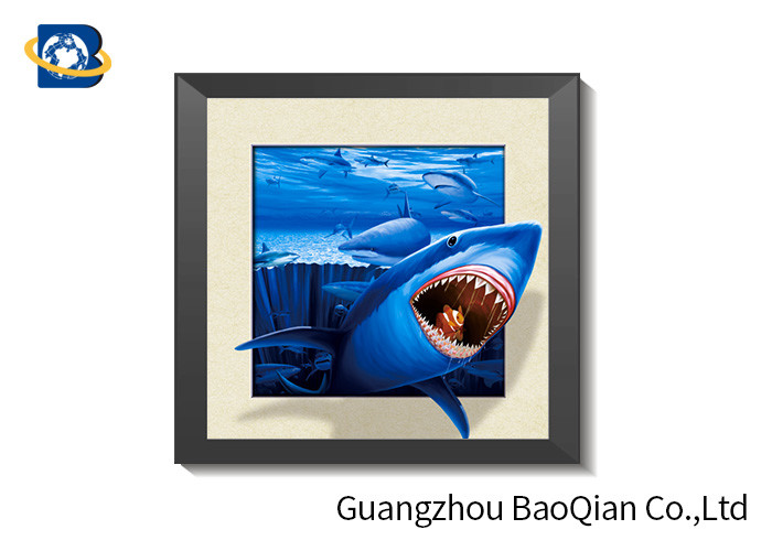 High Definition 3D Image Lenticular Printing Services Decorative Animal Design