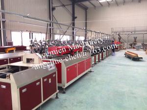Quality Plastic PVC marble wall corner lines making machine transfer print machine production line wholesale