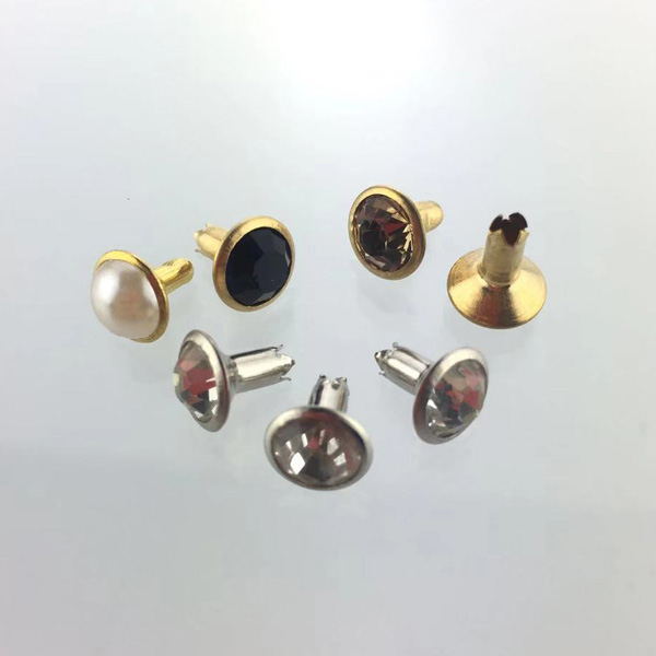 Garment rivet 9MM 12MM 15MM 17MM 22MM crystal diamond eyelet grommet for shoes bag