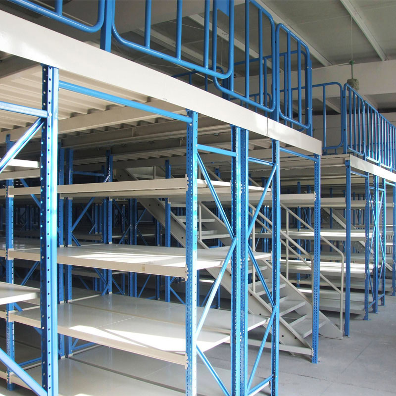 Adjustable Mezzanine Floor Racking System Warehouse Multi Tier Rack
