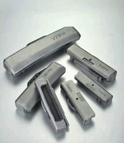 V Series Excavator Bucket Teeth Pins With Zinc Plated And Black Oxygen Surface