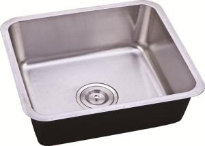 Quality Inox Undermount Stainless Steel Sink Bowl / Stainless Steel One Bowl Kitchen Sink wholesale