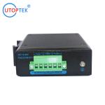 10/100/1000M Single fiber to RJ45 POE media converter DIN Rail industrial poe