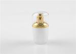 Cone Shape Airless Dispenser Bottles , Vacuum Plastic Pump Dispenser Bottles