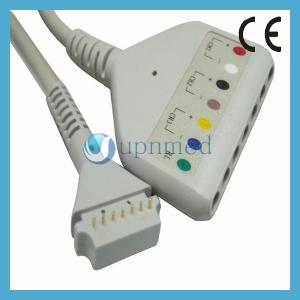 Quality Burdick 7 lead Holter ECG trunk cable wholesale