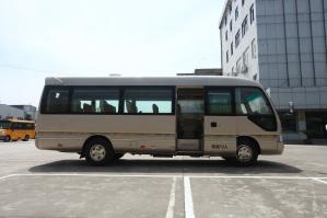 Quality Environmental Low Fuel Coaster Minibus Consumption High Roof Long Wheelbase wholesale