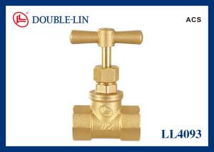 Quality T Handle Female X Female 1 Inch Brass Gate Valve wholesale