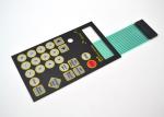 PET Material Embossed Tactile Metal Dome Membrane Switch Anti - Corrosion