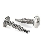 Stainless Steel Galvanized Self Tapping Screws with Flat Wafer Head
