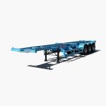 Fuwa Axle 13t Mechinical Suspension 40ft Skeleton Trailer Heavy Duty
