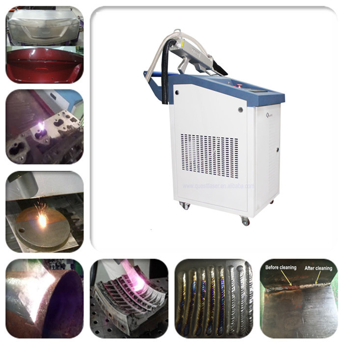 Fiber Laser Rust Removal Machine For Cleaning , Laser Metal Cleaning Machine