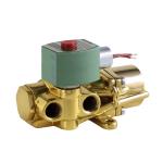 Painted Steel 4 Way Asco Electric Solenoid Valve 8344G074 344 Poppet Solenoid