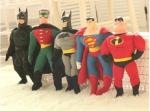 EN71 Cartoon Plush Toys Batman Steel Superman Justice League Avengers