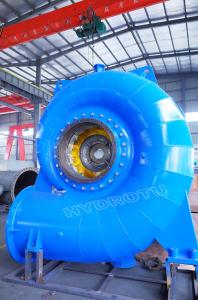 Quality Horizontal / Vertical Shaft Francis hydro Turbine With Hydropower Project water head 30-300m wholesale
