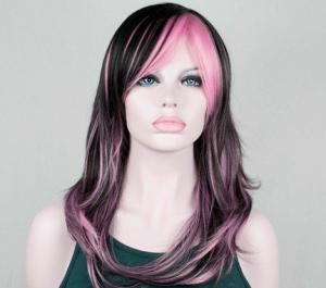 Quality Layered Black Synthetic Wig For Women High Temperature Fiber Wigs wholesale