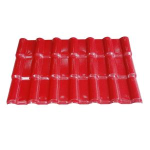 Quality 2.000kg Package Gross Weight 880mm UPVC Teja Espanola Spanish Roofing Sheet Color Coated PVC Synthetic Resin Roof Tiles wholesale