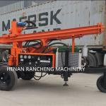150m Depth Wheel Trailer Mounted Borehole Drilling Rig Machine