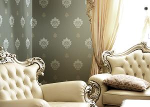 Quality 1.06 Korean Living Room Modern Wallpaper , Non Woven Wide Width Wallpaper Breathable wholesale