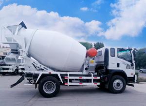Quality Mobile Concrete Mixer Truck , 6 - 12 Laps / Min Concrete Mixer Pump Truck wholesale