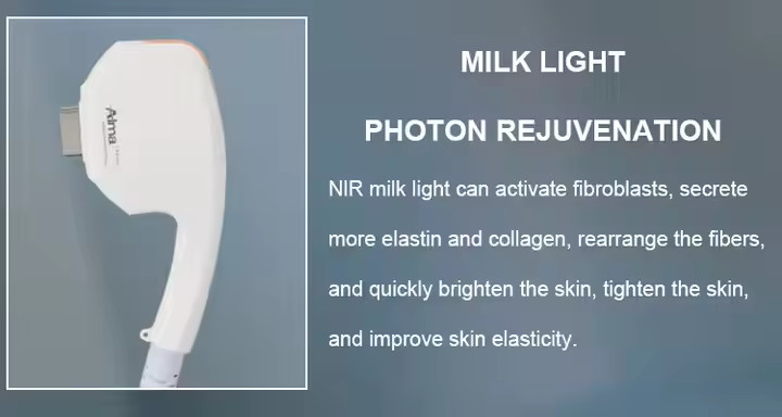NIR Milk Light Whitening Beauty Equipment 3 Wavelength 755 808 1064 Permanent Painless 808 Diode Laser Machine Hair Removal Laser