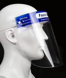 Quality Disposable Safety Clear Protective Face Shield PET Plastic High Transparency wholesale