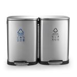 26.4 Gallon 410 Stainless Steel Outdoor Trash Can