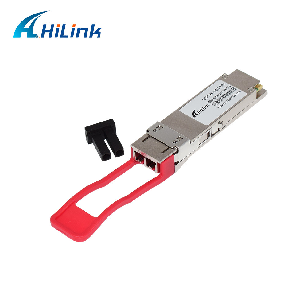 ER4 40KM EML+APD Optical Transceiver Modules QSFP28 100G SMF Dual LC With FEC
