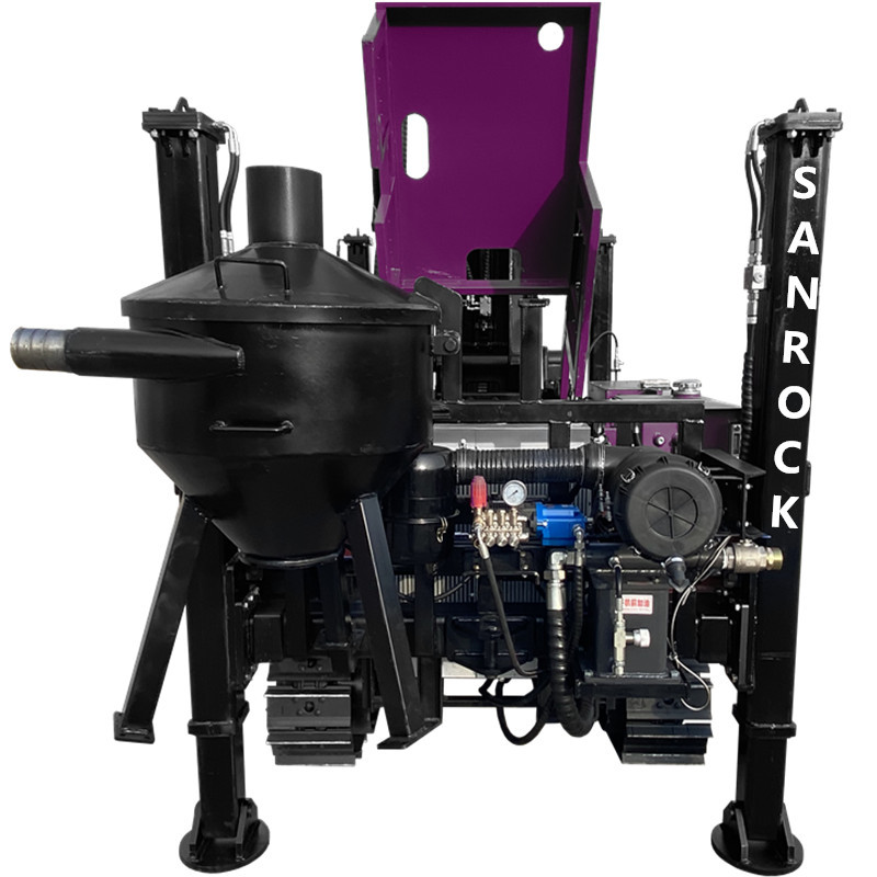 Portable Core Drilling Rig 75KW Diesel Reverse Circulation Drilling Rig Hydraulic Borehole Drilling Machine