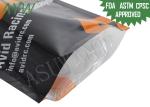 Durable Metal Accessories Stand Up Zipper Bags Plastic With Eyeable Window