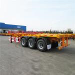 CIMC 3 Axle 40FT 20ft Shipping Container Delivery Trailer